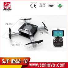 GPS Foldable drone with set height function lose control return 2.4G single GPS with 720p wifi camera PK JXD518 SJY-W606-10W